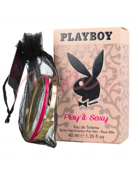 Playboy Play It Sexy For Her, Woda toaletowa 40 ml + náramok