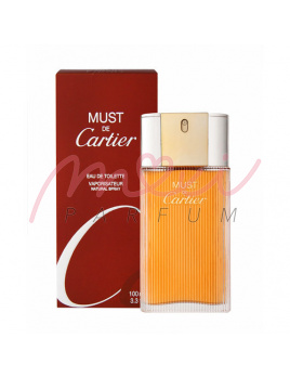 Cartier Must, Woda toaletowa 100ml - Tester