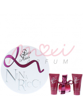 Nina Ricci Ricci SET: Woda perfumowana 50ml + Mleczko do ciała 50ml + Żel pod prysznic 50ml