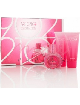 Beverly Hills 90210 Tickled Pink, Edt 100ml + 100ml sprchovy gel + 100ml Do ciała Mleczko