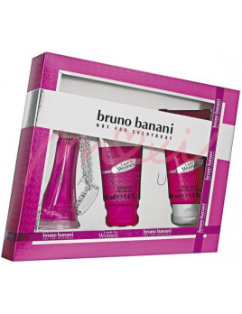 Bruno Banani Made for Woman, Woda toaletowa 20ml + 50ml Żel pod prysznic + 50ml Mleczko do ciała