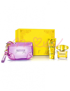 Versace Yellow Diamond, Edt 90ml + 100ml Mleczko do ciała + kosmetická taška