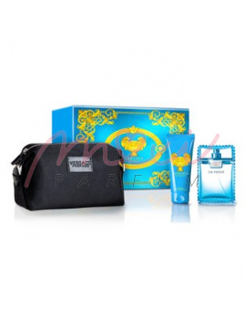 Versace Man Eau Fraiche, Edt 100ml + 100ml Żel pod prysznic + kosmetická taška