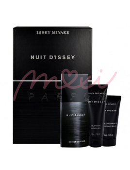 Issey Miyake Nuit d´Issey, Edt 75ml + 50ml Żel pod prysznic + 50ml balzám po holení