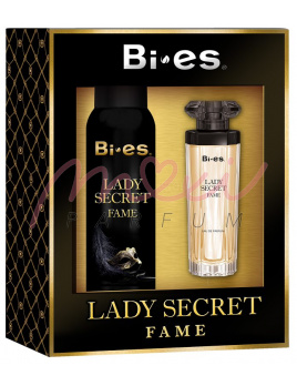 Bi-es Lady Secret Fame SET: Woda perfumowana 50ml + Dezodorant 150ml (Alternatywa dla perfum Lady Gaga Lady Gaga Fame)