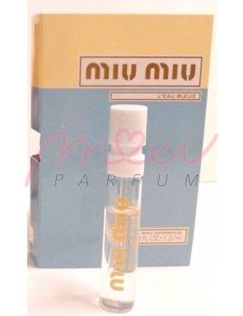 Miu Miu L´eau Bleue, Próbka perfum