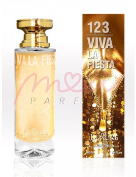 Luxure 123 Viva La Fiesta, Woda perfumowana 100ml (Alternatywa dla zapachu Carolina Herrera 212 VIP Rose)