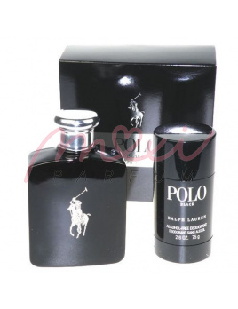 Ralph Lauren Polo Black, Edt 125ml + 75ml Dezodorant w sztyfcie