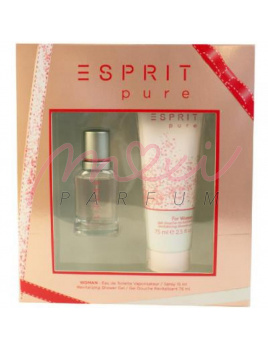 Esprit Pure For Women SET: Woda toaletowa 15ml + Żel pod prysznic 75ml