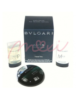 Bvlgari Aqva Pour Homme, Edt 100ml + 75ml Żel pod prysznic  +75ml emulze po holení