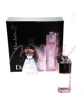 Christian Dior Addict 2, Edt 50ml + 50ml zvláčnujúce telové Serum