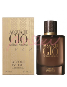 Giorgio Armani Acqua di Gio Absolu Instinct, Woda perfumowana 75ml - Tester