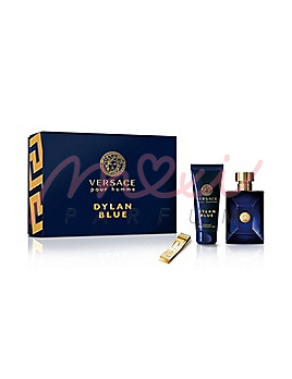 Versace Pour Homme Dylan Blue, Edt 100ml + 100ml SG + Versace Money Clip