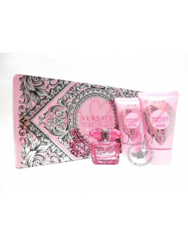 Versace Bright Crystal Absolu, Edp 50ml + 50ml Mleczko do ciała + 50ml Żel pod prysznic