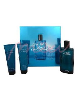 Davidoff Cool Water SET: Toaletní voda 125ml + Spchovací gel 75ml +Balzám po holení 75ml