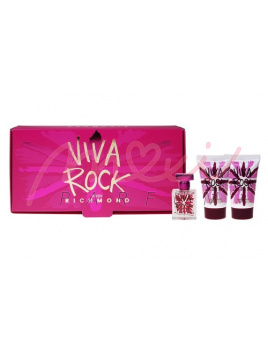 John Richmond Viva Rock, Edt 4,5ml + 25ml Mleczko do ciała + 25ml Żel pod prysznic