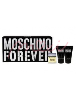 Moschino Uomo, Woda toaletowa 4,5ml + 25ml Żel pod prysznic + 25ml balzám po holení