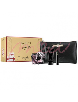 Lancome La Nuit Tresor, Edp 50ml + 50ml Mleczko do ciała + 2ml Tusz do rzęs + kozmeticka  Torba