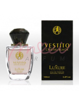 Luxure Vestito Cristal Black, Woda perfumowana 100ml (Alternatywa perfum Versace Crystal Noir) - Tester 50ml