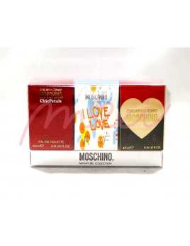 Moschino Mini SET: Cheap and Chic Petals 4.9ml + I Love Love 4.9ml + Cheap and Chic 4.9ml